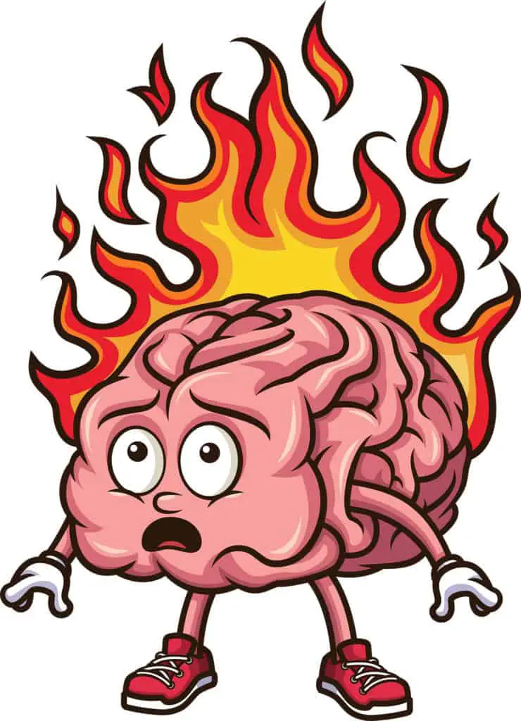 my brain on fire